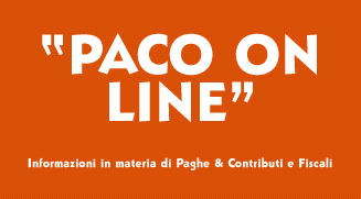 Accesso-> "Paco On Line"